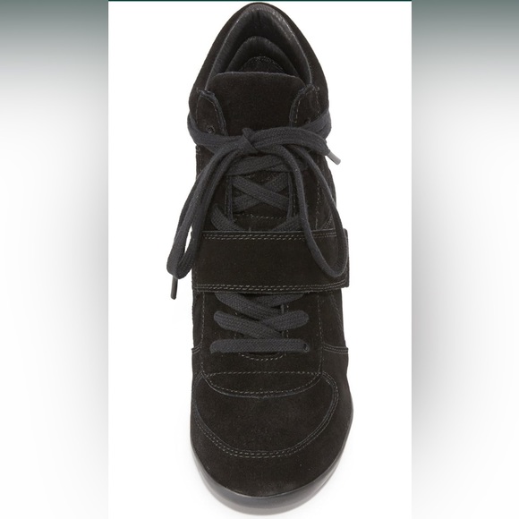 SAVE $150 - NEW RARE ASH BOWIE WEDGE HEEL SUEDE SNEAKERS - SIZE 37 - Picture 3 of 4
